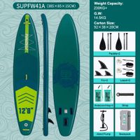 Deska SUP do wiosłowania 335×83×15 cm kolor SUPFR03F SUPFW41A(385×85×15 cm)