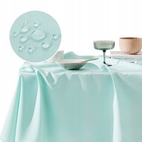 Obrus plamoodporny na stół ławę Aura wodoodporny Room99 140x260 Miętowy