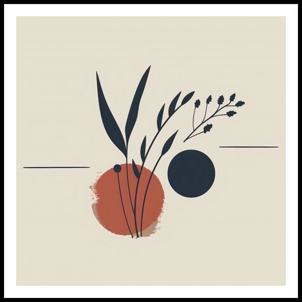 Plakat 100x100cm Botaniczna Barwa zdjęcie 3