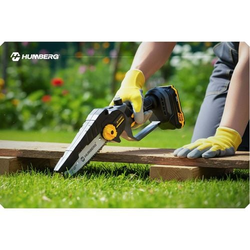Piła łańcuchowa akumulatorowa mini pilarka Humberg HM-421 na Arena.pl