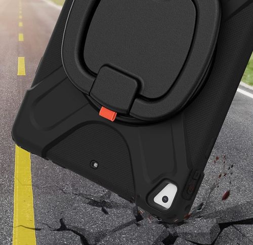 Etui do iPad 8/7 10.2" z Podstawką i Paskiem na Ramię Czarne na Arena.pl