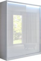 SZAFA PRZESUWNA 180 x 250 BIAŁA LACOBEL SYPIALNIA