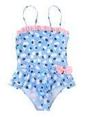 Kostium kąpielowy dziecięcy jednoczęściowy kokardka 128-134 YOCLUB