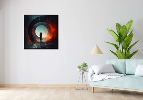 Plakat 80x80cm Portal do Świata na Arena.pl