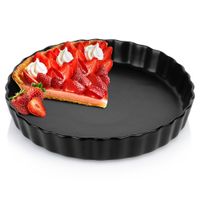 Forma Ceramiczna Foremka Okrągła do Pieczenia Tarty Ciasta na Tartę 24,5 cm