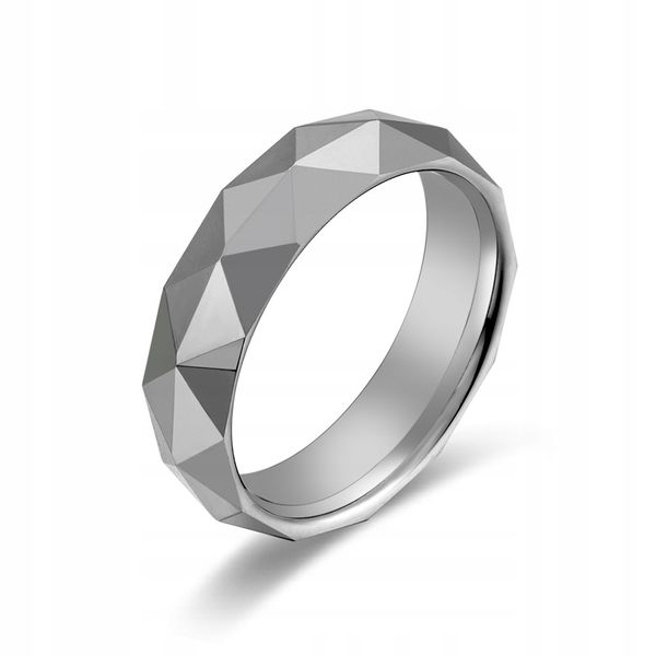 OBRĄCZKA PIERŚCIEŃ z Wolframu WOLFRING EU19 US09 zdjęcie 7