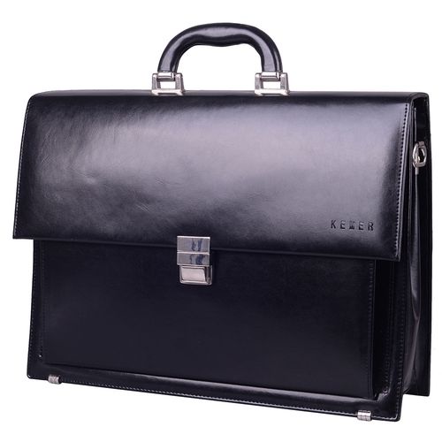 Teczka męska skórzana KEMER B 788/DW Czarna na Arena.pl