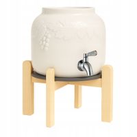 Ceramiczny dystrybutor wody CD-02 Winogroni Zestaw Elit-2 Silver Podstawka