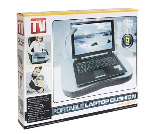 STOLIK PODUSZKA POD LAPTOPA + LAMPKA LED na Arena.pl