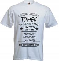 KOSZULKA dla męża IMIĘ prezent na dzień chłopaka