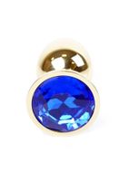 Plug-Jewellery Gold PLUG- Dark Blue