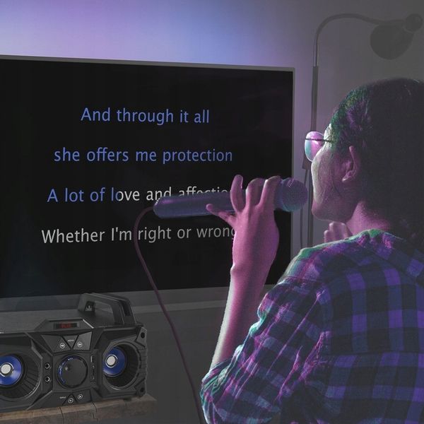 Głośnik bluetooth BOOMBOX BT SD USB AUX akumulator zdjęcie 10