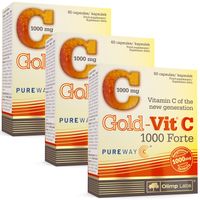 OLIMP GOLD-VIT C 1000 Forte 3x60kaps WITAMINA C ODPORNOŚĆ