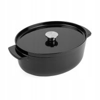 KitchenAid garnek żeliwny z pokrywką 30cm 5,5l do pieczenia gotowania 2w1