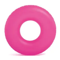Koło dmuchane do pływania półmatowe neonowe 91 cm INTEX 59262 różowe