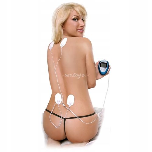 Elektro Stymulator 4 Nakładki Do Stymulacji Prądem na Arena.pl