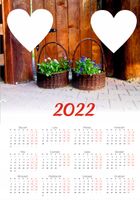 Kalendarz ścienny DUŻY A2 z zdjęciem FOTO plakat