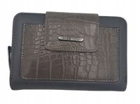 Miss You – portfel damski skóra ekologiczna szary