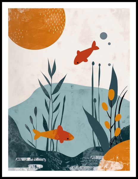 Plakat 60x80cm Podwodny Świat zdjęcie 3