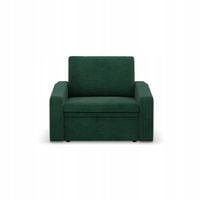 SOFA KANAPA FOTEL ORBIT 80 CIEMNY ZIELONY Rozkładany Funkcja Spania POSO
