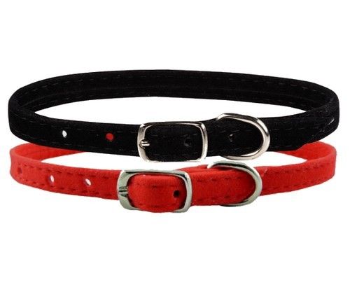 CHABA Obroża welur czarna 28cm na Arena.pl