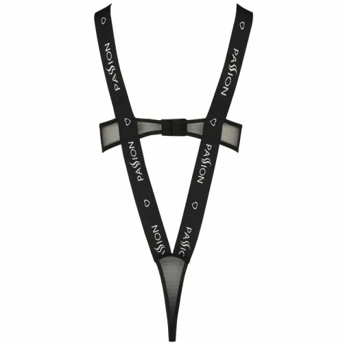 passion body kyouka czarne l/xl - model z elastycznego materiału na Arena.pl