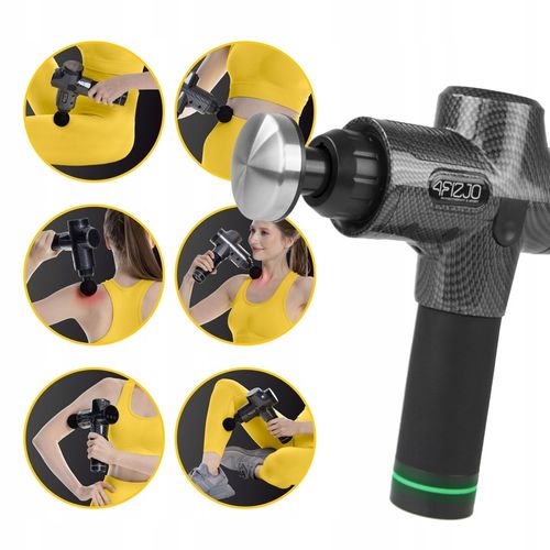 PISTOLET DO MASAŻU MASSAGE GUN+GŁOWICA PODGRZEWANA na Arena.pl