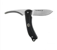 Nóż myśliwski EKA SwedBlade G5 do skórowania black Sandvik 12C27 z pochwą