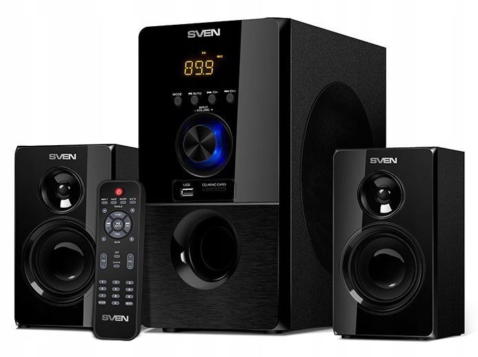 SVEN MS-2050 USB, SD, FM, BLUETOOTH, PILOT, 55W zdjęcie 1