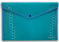 KOPERTA A4 NA ZATRZASK LUX NIEBIESKA 7698 A'12