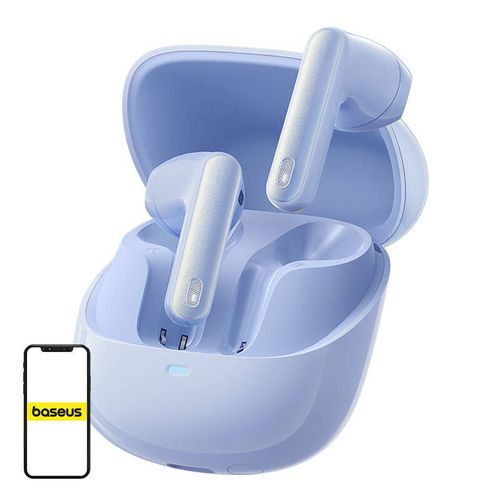 Słuchawki Baseus Bowie M3 ANC Bluetooth 5.3 Niebieskie Bezprzewodowe na Arena.pl