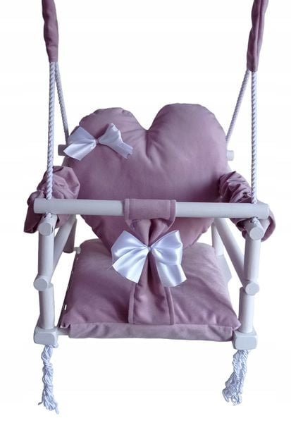 Huśtawka 3w1 dzieci RÓŻ dom ogród prezent pokój zdjęcie 1