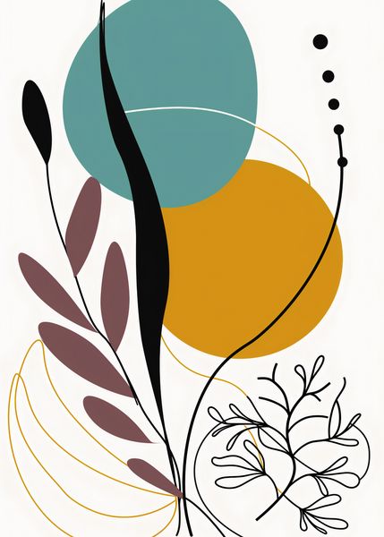 Plakat 50x70cm Akwarelowe Przebudzenie zdjęcie 1