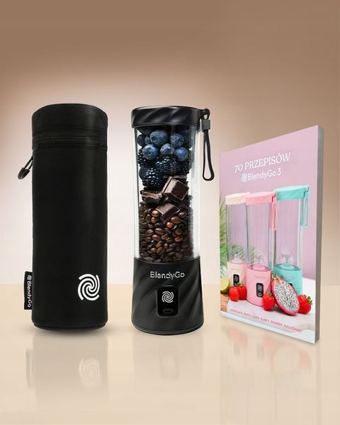 BLENDER BEZPRZEWODOWY KIELICHOWY BlendyGo 3 PRZENOŚNY TURYSTYCZNY 250W zdjęcie 11