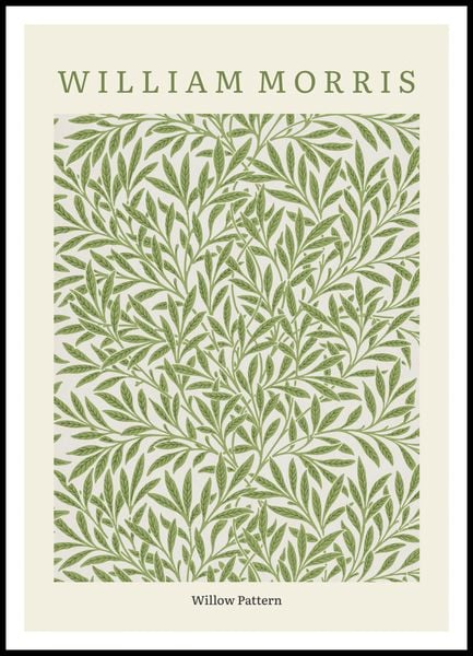 Plakat 70x100cm Design Willow Pattern, Morris Vintage do Salonu zdjęcie 3