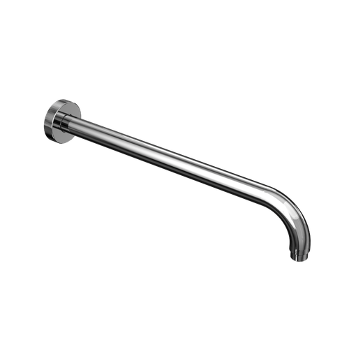 Ramię prysznicowe ścienne 40 cm okrągłe, chrom na Arena.pl