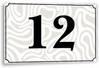 Tabliczka Tablica ADRESOWA ALUMINIOWA Numer domu cyfry ulica 40x30