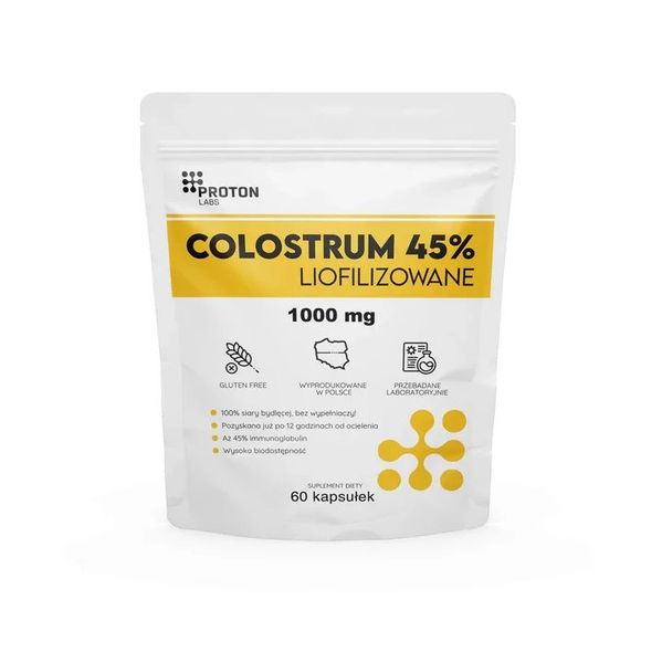 Proton Labs Colostrum 45% IG 60 kaps. zdjęcie 1