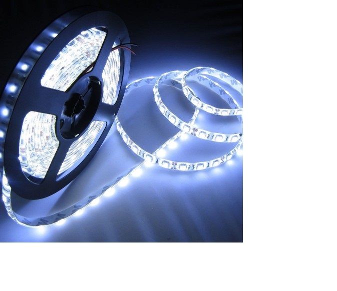 Taśma LED 60/m SMD3528 12V b/zimna zimna wewnętrzna 1m zdjęcie 1