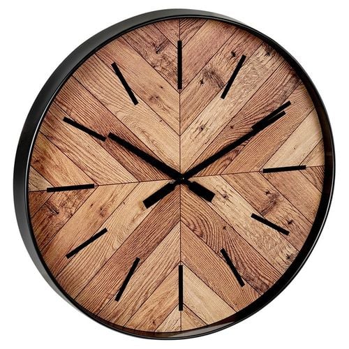 Zegar ścienny czarny 50 cm na Arena.pl