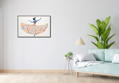 Plakat 91,5x60cm Wirująca Balerina na Arena.pl