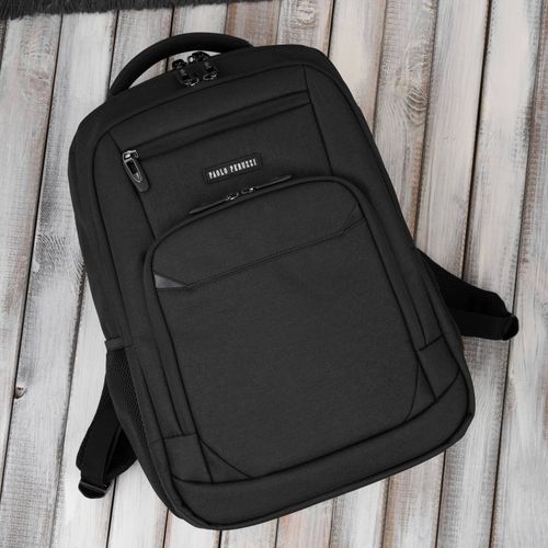 plecak na laptopa podróżny do biura wielofunkcyjny czarny na Arena.pl