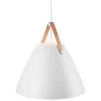 Minimalistyczna lampa wisząca Strap 84353001 Nordlux biała