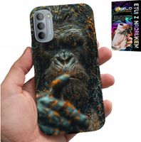 ETUI DO MOTOROLA G31 / G41 - MAŁPA, MAŁPKA, GORYL, ZWIERZĘTA + FOLIA