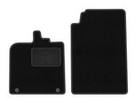 Dywaniki welurowe do: Smart ForTwo II 2007-2014 hatchback czarne