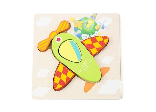 Mini Puzzle samolot pierwsze klocki układanka na Arena.pl