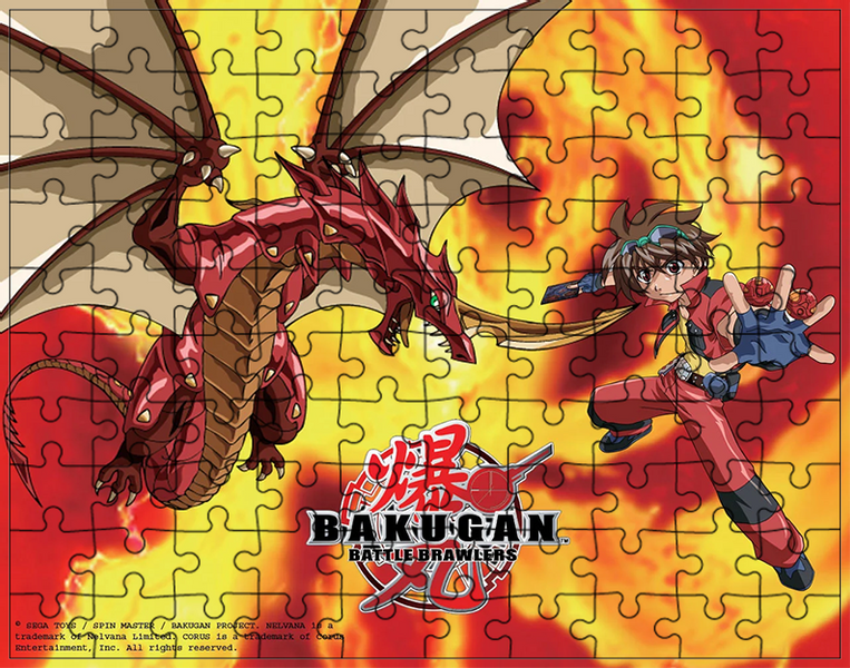 Puzzle Bakugan zdjęcie 1