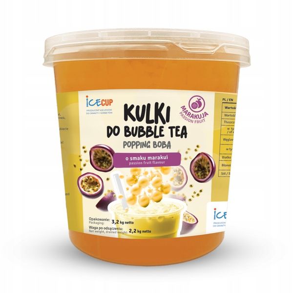Kulki do Bubble Tea MARAKUJA 3.2kg zdjęcie 1