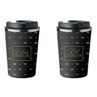 Komplet 2 KUBKÓW TERMICZNYCH BABCIA DZIADEK prezent dla DZIADKÓW KT_166