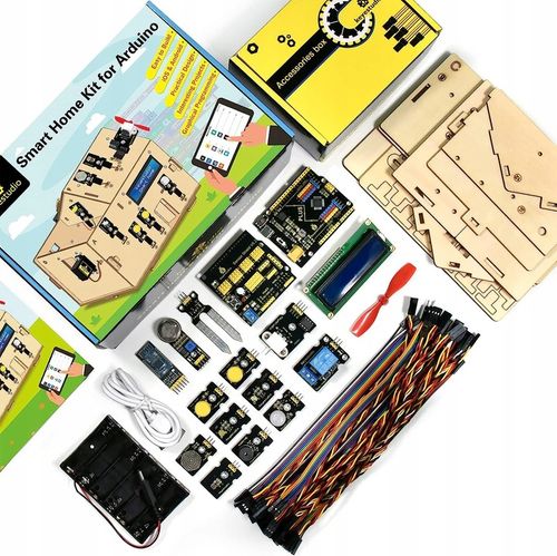 Arduino Zestaw STARTOWY konstrukcyjny, smart home DOMEK, mikrokontroler DIY na Arena.pl